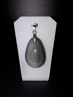 Pendentif obsidienne œil...