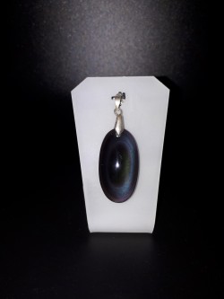 Pendentif obsidienne œil...