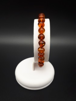 Bracelet ambre cognac...