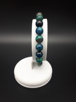 Bracelet chrysocolle perles...