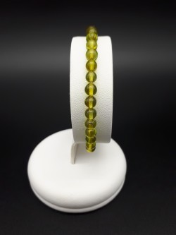 Bracelet ambre verte perles...