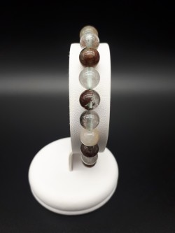 Quartz lodolite perles 8mm