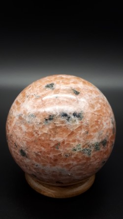 Sphère calcite orange