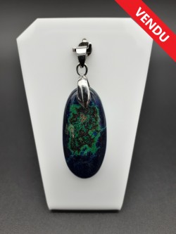 Pendentif azurite malachite