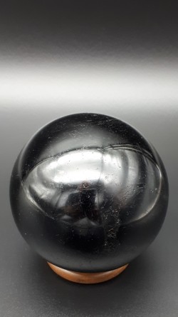 Sphère tourmaline noire