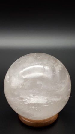 Sphère cristal de roche