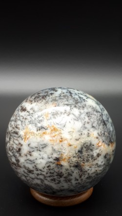 Sphère agate dendritique