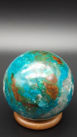 Sphère chrysocolle du Pérou