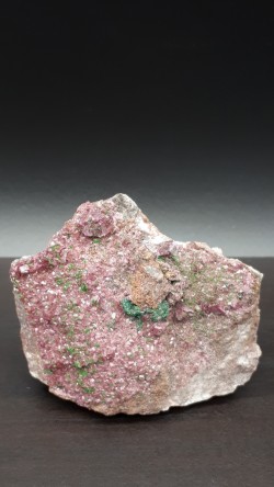 Malachite sur cobaltocalcite