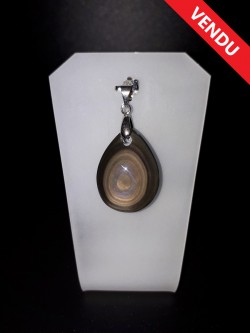 Pendentif obsidienne œil...