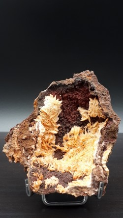 Barytine sur goethite