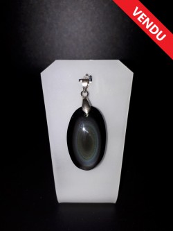 Pendentif obsidienne œil...