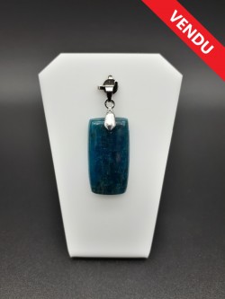 Pendentif apatite bleue