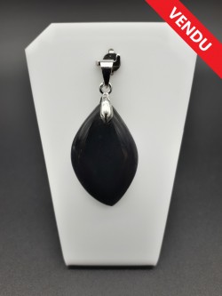 Pendentif tourmaline noire