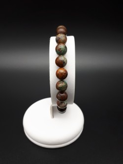 Bracelet chrysoprase perles...