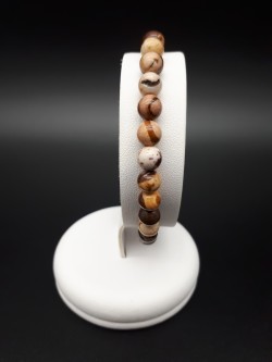 Bracelet jaspe cappuccino...