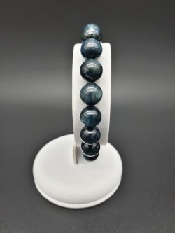 Bracelet cyanite perles 10mm