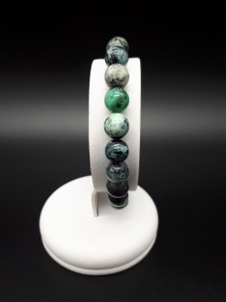 Bracelet variscite perles 8mm