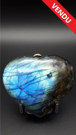 Cœur labradorite