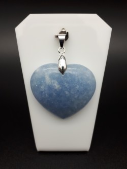 Pendentif calcite bleue