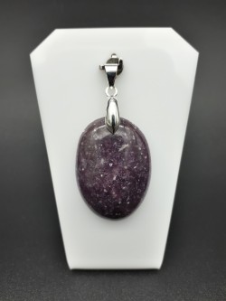 Pendentif lépidolite