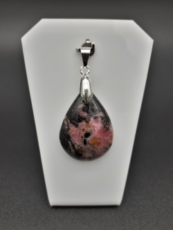 Pendentif rhodonite