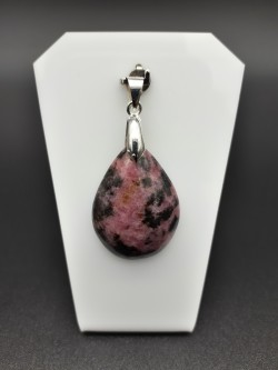 Pendentif rhodonite