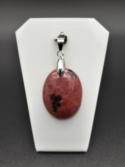 Pendentif rhodonite