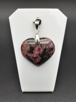 Pendentif rhodonite