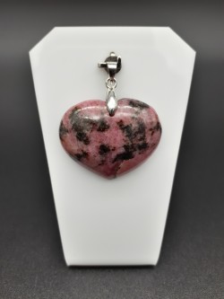 Pendentif rhodonite