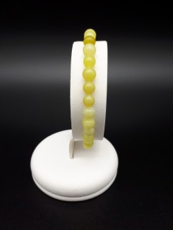 Bracelet jade jaune citron...