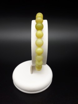 Bracelet jade jaune citron...