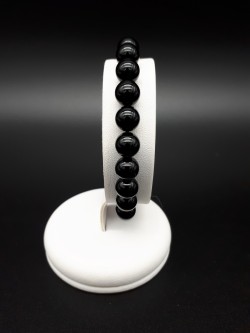 Bracelet onyx perles 8mm