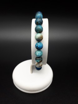 Bracelet opale bleue perles...