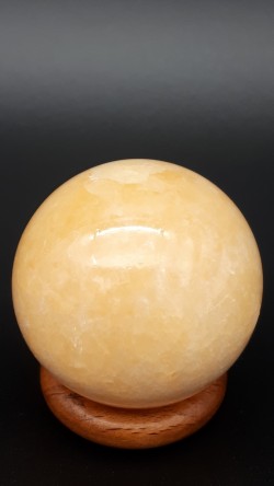 Sphère calcite orange