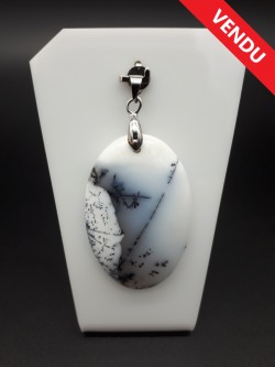 Pendentif agate dendritique