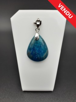 Pendentif apatite bleue