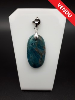 Pendentif apatite bleue