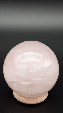 Sphère quartz rose