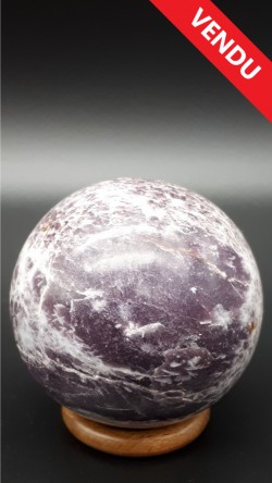 Sphère lépidolite