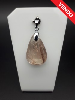 Pendentif quartz rutile