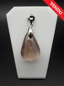 Pendentif quartz rutile