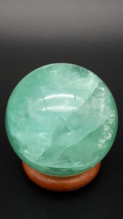 Sphère fluorine verte
