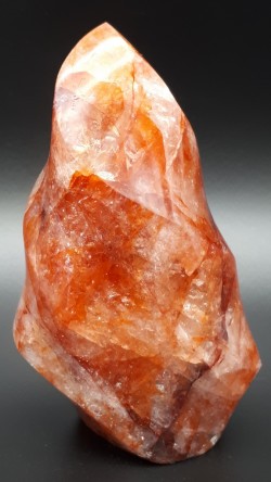 Flamme quartz hématoïde