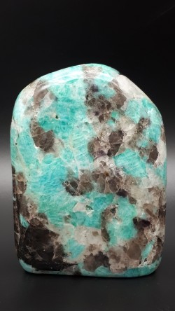 Forme libre amazonite et...