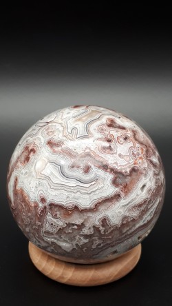 Sphère agate crazy lace