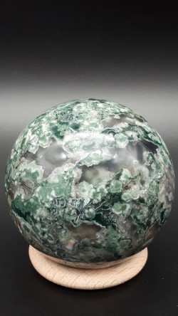 Sphère agate mousse