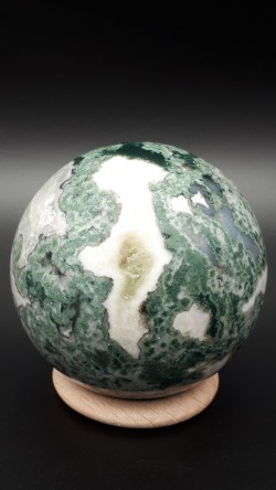 Sphère agate mousse