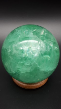 Sphère fluorine verte