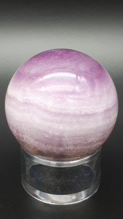 Sphère fluorine mauve